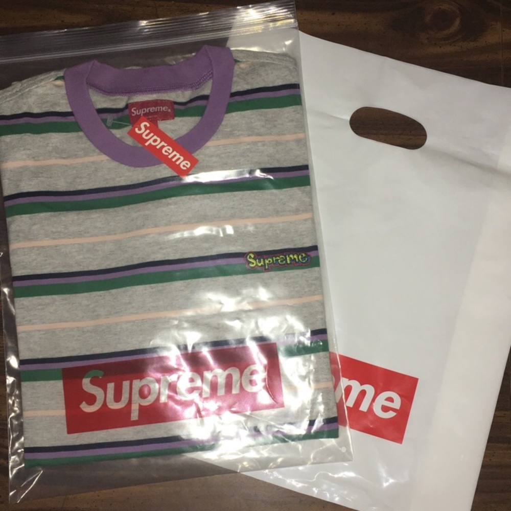 Supreme heather stripe t-shirt